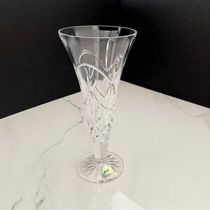 9" Footed Flute Style Vase by Waterford Crystal